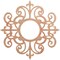 Ekena Millwork Dijon Wood Fretwork Pierced Ceiling Medallion, Cherry, 28"OD x 9 1/8"ID x 1/4"T CMWP28X28X0250DICH - alternate 1